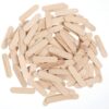 Molain 150Pcs Mini Wood Craft Sticks, 1.6x0.4In Mini Popsicle Stick Natural Popsicle Sticks Small Wooden Stick Bulk for Arts and Crafts Classroom DIY Waxing Supplies