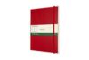 Moleskine Paper Tablet Hard Cover Smart Notebook, Plain/Blank, XL (7.5" x 9.75") Scarlet Red, Compatible w/ Moleskine Pen+ Ellipse (Sold Separately) & App & Organize Notes, Bullet Journal, 176 Pages (8053853603890)