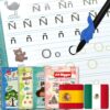 MoLingvora Magic Tracing Practice Workbook - 4 Trace Trek, Spanish, Big