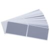 MOLUCKFU Paper Labels Scratch Off Sticker Sheets with Strong Adhesive Rectangular Silver 50 Sheets 2.83x1.61 Inches Easy DIY for Wedding and Reward Programs