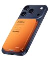 MOMAX Magnetic Wireless Power Bank 10000mAh, Ultra-Slim 0.5" MagSafe-Compatible Portable Charger, 20W USB-C PD Fast Charging, for iPhone 17/16/15/14/13/12 Series(Cosmic Orange)