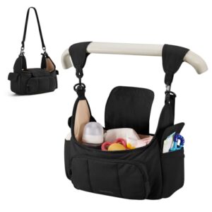 mommore Universal Stroller Organizer with Cup Holder, Baby Stroller Caddy