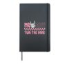 Mommy Of The Bad Two the Bone Birthday 2 Years Old Birthday Hardcover Journal, Black