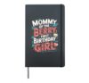 Mommy of the Berry First Birthday Girl Hardcover Journal, Black