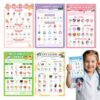 MOMOTONX 6 Pack Kids Pretend Play Notepads for Girls