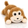 Monkey Stuffed Animal, Small Weighted Plush Huggable Toys Cute Plushies