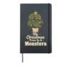 Monstera Christmas Tree Houseplant Plant Lover Gift Hardcover Journal, Black
