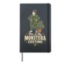 Monstera Costume Funny Plant Halloween Lover Gift Hardcover Journal, Black