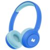 Monster Cute SK100 Kids Bluetooth Headphones, 85/94dB Safe Volume Limited, 60 Hours Playtime, Bluetooth 6.0, On-Ear Toddler Headsets with Built-in Mic, Lightweight Wireless Headphones for Kids, Blue