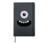 Monster Face Halloween Costume Easy Costume product Hardcover Journal, Black
