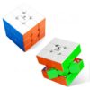Monster Go & Swift Block 3x3 Speed Cube 2-Pack - Beginner to Maglev Set