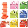 Monster Pop Up Sticky Notes Cute Fruit Transparent Pull Out Dispenser