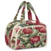 Montchui Tulip Flower Travel Toiletry Bag, Watercolor Floral