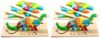 Montessori Mama Wooden Toddler Puzzles for Kids Ages 3-5, Montessori Toys for 3 Year Old, Animal Toddlers Toys Ages, 8-Pack Learning Toddler Puzzle
