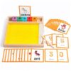 Montessori Sand Writing & Spelling Tray, Early Literacy Learning & Education