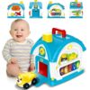 Montessori Toys for 1 Year Old Boy Gifts, Bilingual Musical Learning House
