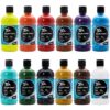 Mont Marte Signature Basic Color Acrylic Paint Set, 16.9oz (500ml), Semi-Matte Finish,Suitable for Canvas, Wood, Fabric, Leather, Cardboard, Paper, MDF and Crafts