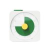 mooas Analog Focus Silent Visual Timer, Countdown, 60-Min Max (Green)
