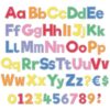 Mooliwe 134 Pcs 5 Inch Rainbow Checkered Bulletin Board Letters for Classroom Decoration Poster Alphabet Numbers Combo Set Paper Letter Cutouts for Bulletin Board Chalkboard School Decor