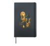 Moonlit Chihuahua Forest Dog Lover Graphic Dog Lover Hardcover Journal, Black