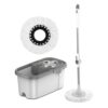 Mop Bucket Set, Rotating Floor Cleaning Tool with 2 Replacement Heads, 1 Se