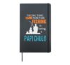 More Than Love Fishing Papi Chulo Spanish Latino Grandpa Hardcover Journal, Black