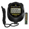 MOSTRUST Digital Simple Stopwatch Timer, Single Lap Countdown Timer with On/Off, AAA Battery (Included) for Kids Students Coaches, Black