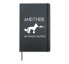 Mother Of Chinese Cresteds Unrivaled Mothers Day Puff Hardcover Journal, Black
