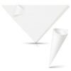 MotiMind 200 Sheets 18 Inch Parchment Triangles for Cake Parchment Paper for Cake Decorating Cookies Cupcakes Dessert Decorating Heavy Duty Baking Paper Unbleached Non Stick Sheets