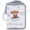 Motiskyy Highland Cow My First Photo Album for Baby, Hold 17 4 x 6 Photos