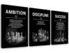 Motivational Office Wall Art Decor Inspirational Quote Poster Black Picture