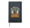 Motivational Quote for Book Lovers and Book Readers Hardcover Journal, Black