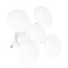 MOTOULAX Led Bulb Light 40W, Adjustable 90-Degree Foldable Football Light