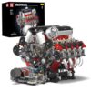 Mould King V8 Engine Building Blocks Sets, Engine Model Kit