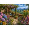 Mountain Cottage Flower Garden Jigsaw Puzzles for Adults 1000 Pieces