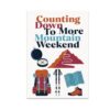 Mountain Weekend Poster - Adventure Wall Art for Outdoor Lovers - 13x19