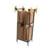 Movable 2-Tier Cardboard Cart