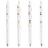 MOZXIRZ 4 Pcs Cute Retractable Pens Cat Gel Pens 0.5mm Black Ink Smooth Writing Pen Cartoon Kitten Pen for Women Girls Boys Men Office School Supplies, 4Pcs Cat-2