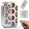 MQEDC Fidget Toys Adults Openwork Design Metal Fidget Slider EDC Fidget Toys Adults Decompression Desk Toys to Relief Anxiety and Stress for ADD, ADHD & Autism (Silver)