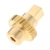 Mqetly 2 Packs Actuator Gear Motor Gear Gear Brass Replacement Suitable for Steering Assist Smooth and