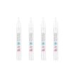 Mrexivo 4 Pack Glow Dark Marker Pens Permanent for Fabric ClothingGraffiti ArtCraft (White,4pc)