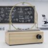 MRJYK DIY Perpetual Motion Machine Model, Iron Ball Circular Motion Coil, Electromagnetic Accelerator, 5.5-2.1mm Power Connector, for Physics Teaching Aid Model