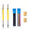 MROOFUL 2.0 mm Carpenter Mechanical Pencil Set (Yellow)