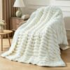 Mr. Sandman Weighted Blanket for Adults, Cooling Minky Blanket & Warm Sherpa Fleece Blanket, Queen Size, 15 lbs
