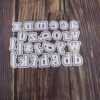 MSBDIE 1pc Letter Decoration Metal Cutting Mold for DIY Scrapbook Decoration Embossing Manual Die-Cutting Template Mold