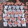 MSBDIE A Valentine's Day Heart-Shaped Letter Metal Cutting Mold for DIY Scrapbook Decoration Embossing Manual Die-Cutting Template Mold