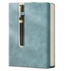 MSLSOIAB Notebook Thick Book B5 A5 Students With Pen Insertion Textbook Leather Meeting(19 * 26cm)