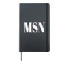MSN Madison WI Airport Code Hometown Pride Design Hardcover Journal, Black