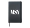 MSY New Orleans LA Airport Code Hometown Pride Design Hardcover Journal, Black