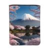 Mt. Fuji in Early Spring Book Sleeve with Zipper, Pouch 11.8" X 9"